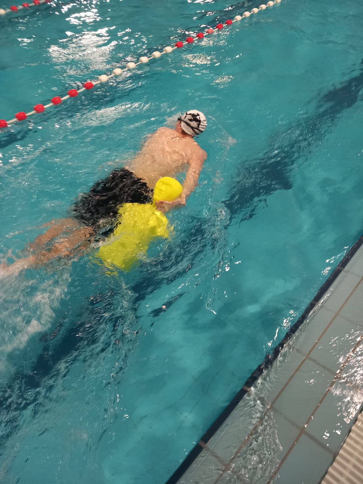 Cours d'accoutumance de natation